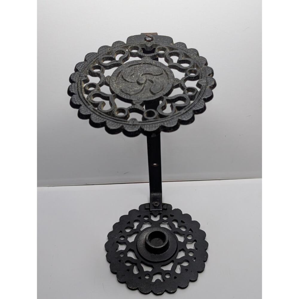 Vintage Cast Iron Paper Towel Holder Wall Mount Under Cabinet Rustic Decor